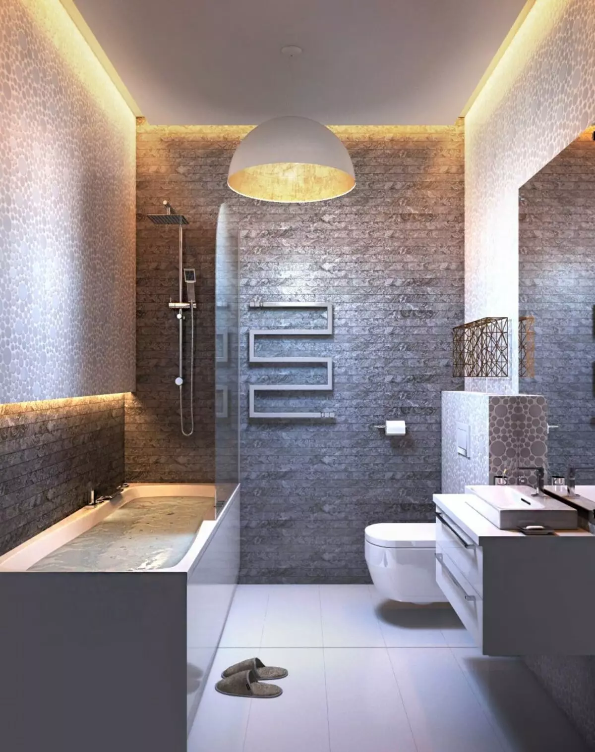Compare the design of the bathroom in Russia and other countries of the world