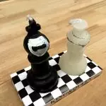 インテリアのチェス盤の創造的な使用