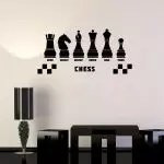Kreativ bruk av et sjakkbrett i interiøret