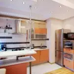 Design da cozinha da sala de 15 m² e a colocação correta de móveis [foto e vídeo]