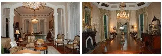[Panloob at panlabas na pangkalahatang-ideya] House Sandra Bullock sa Victorian Style (New Orleans)