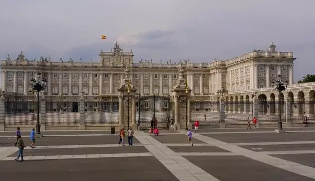 Überblick über den Innenraum des Königs von Spanien Juan Carlos