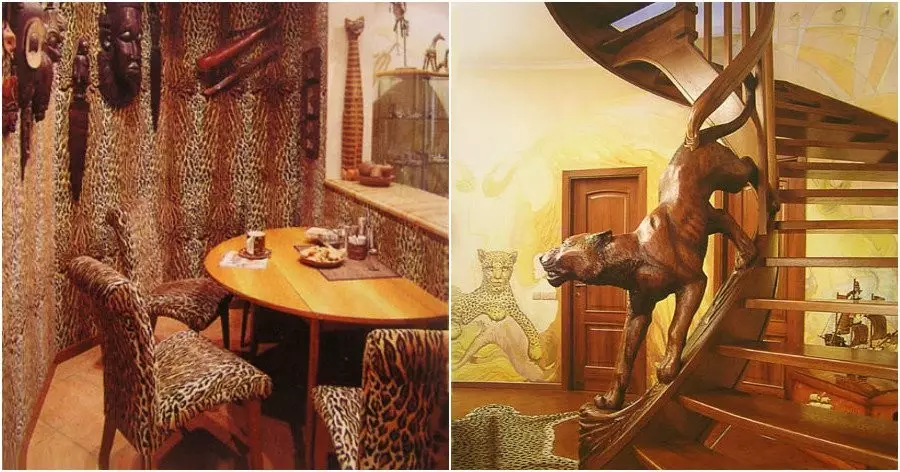 Квартира Валерія Леонтьєва в Москві: принт леопард в інтер'єрі