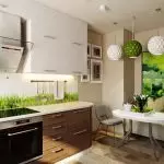 Træ i køkkenet Interiør: Moderne Eco Style