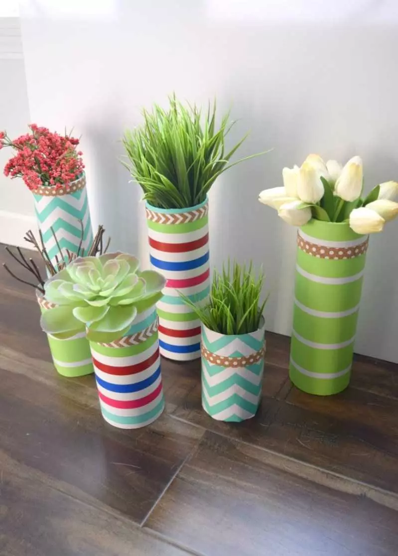 vases stylish ດ້ວຍມືຂອງຕົນເອງ: ວິທີງ່າຍໆໃນການປັບປຸງຢູ່ເຮືອນ
