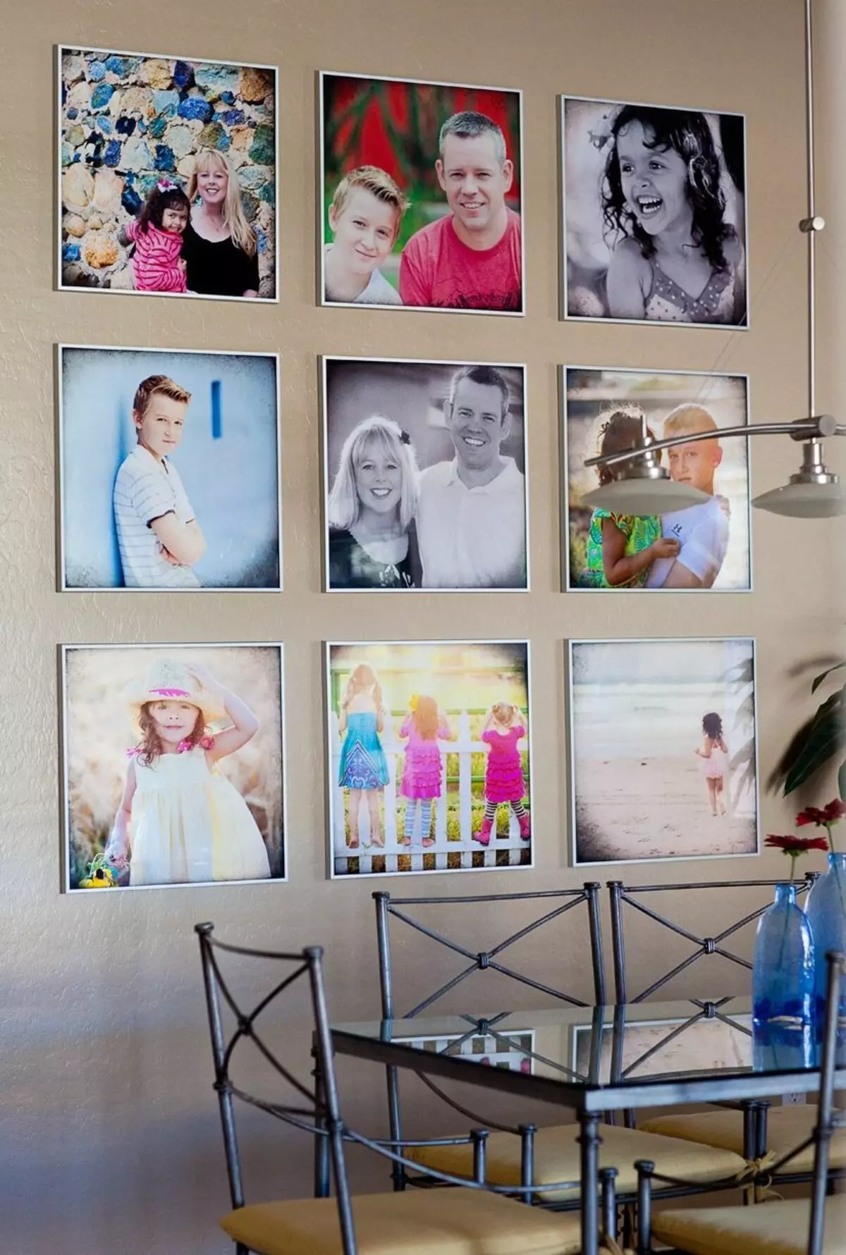 5 Original Optiounen fir Foto Frames op der Mauer ze maachen