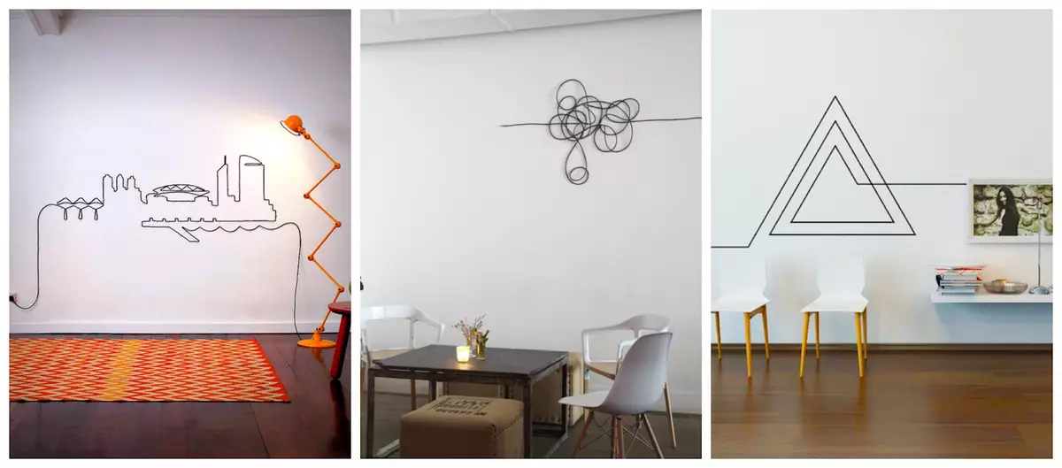 10 Ideen der ungewöhnlichen Dekoration von Wänden