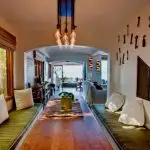 Mansion Charlize Theron in Malibu: Interior Lýsing + Mynd