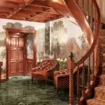 Байшин eleonora oosevelt - chic болон glitter интерьер