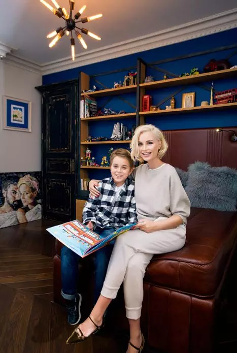 Cottage and Apartment Singer Polina Gagarina: Beauty and Easy Interior