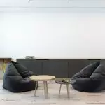 Žemyn sofa: kaip minkštų baldų spoites interjeras