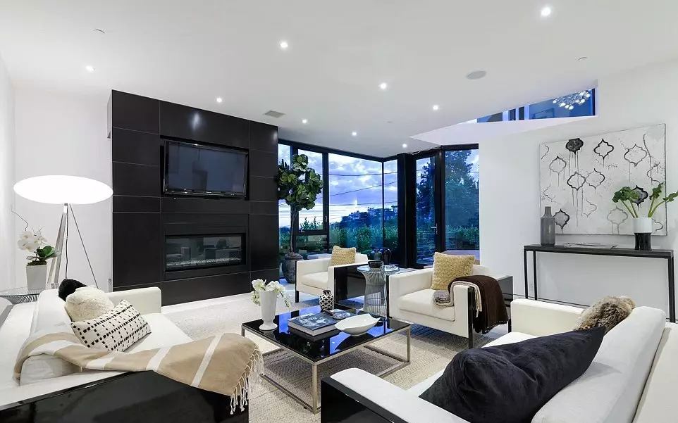 Moderne hus på Hollywood Hills - Hvordan Dolph Lungere er bosat