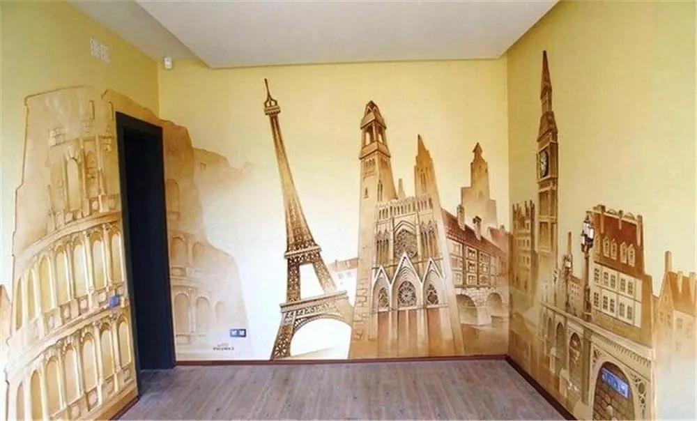 Painting on plaster Features of creating a unique decor