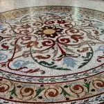 Beleza milhares de pedras: use mosaico no interior