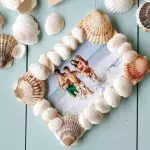 Notkun á seashells í hönnun: Top 5 upprunalegu hugmyndir