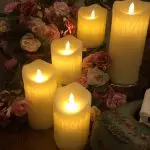 Romântico brilhante: 5 uso espetacular de velas