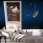 Mamá, este é o espazo!: Sala de nenos en estilo cósmico