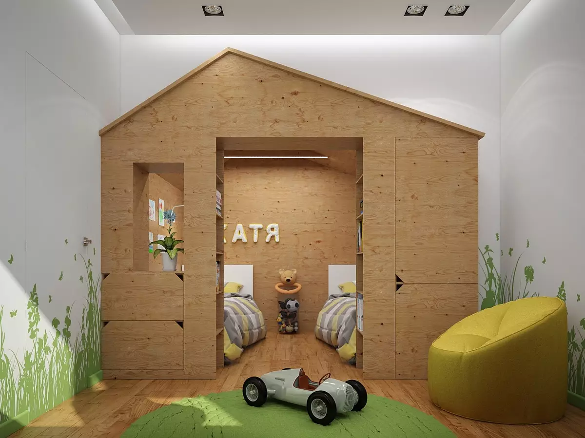 Кућа на дрвету за дете у соби: Да ли је то могуће? И како?