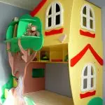 Σπίτι σε ένα δέντρο για ένα παιδί στο δωμάτιο: Είναι δυνατόν; Και πως?