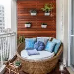 Аранжман балкона: 5 нестандардних идеја