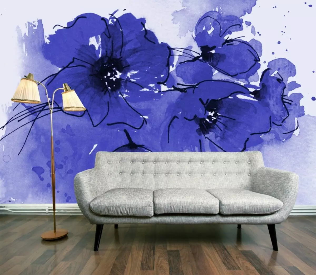 Akvarelės sienos - netradicinė namų apdaila