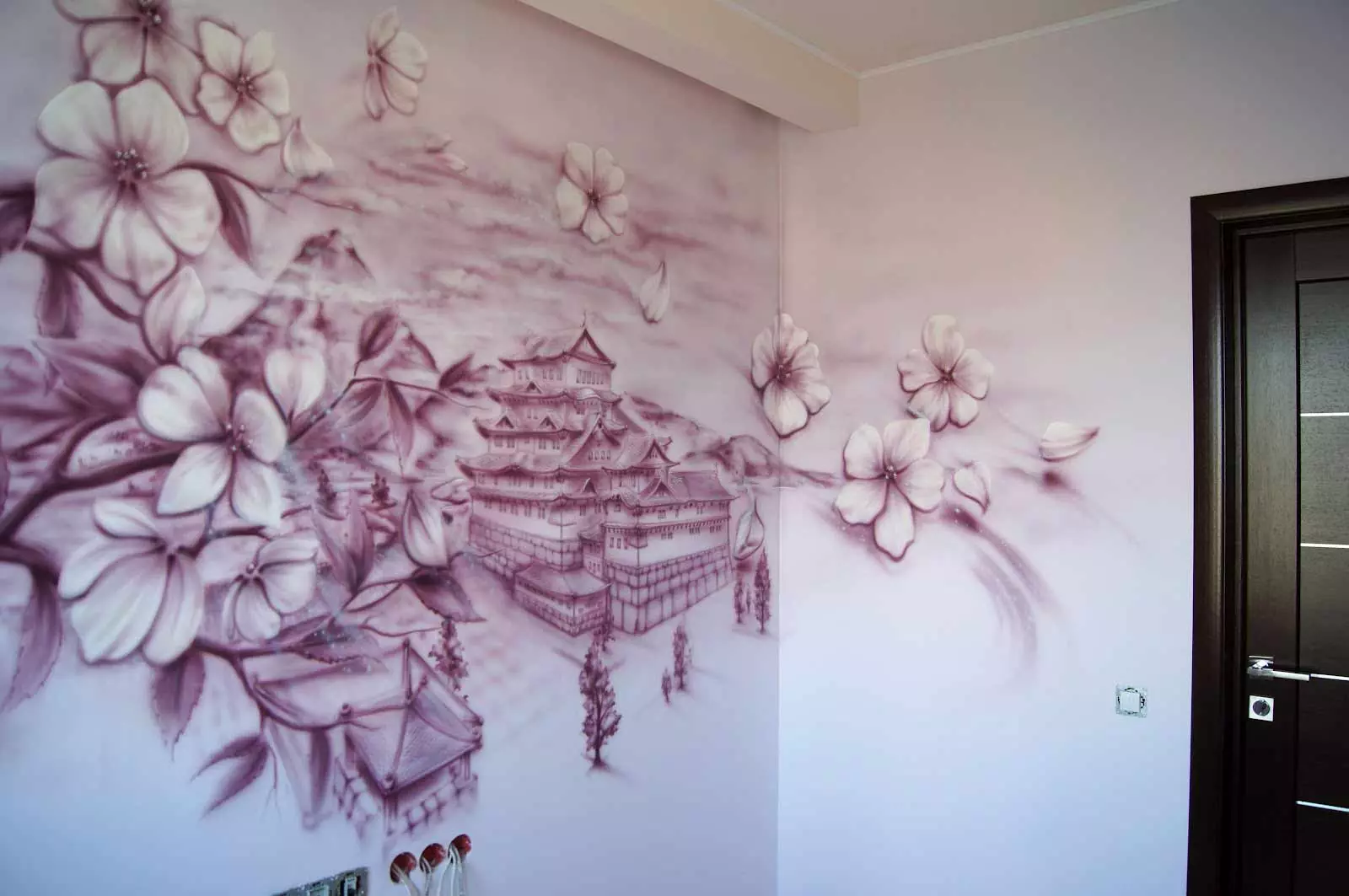 Muret e bojërave të ujit - dekorim i pazakonta në shtëpi