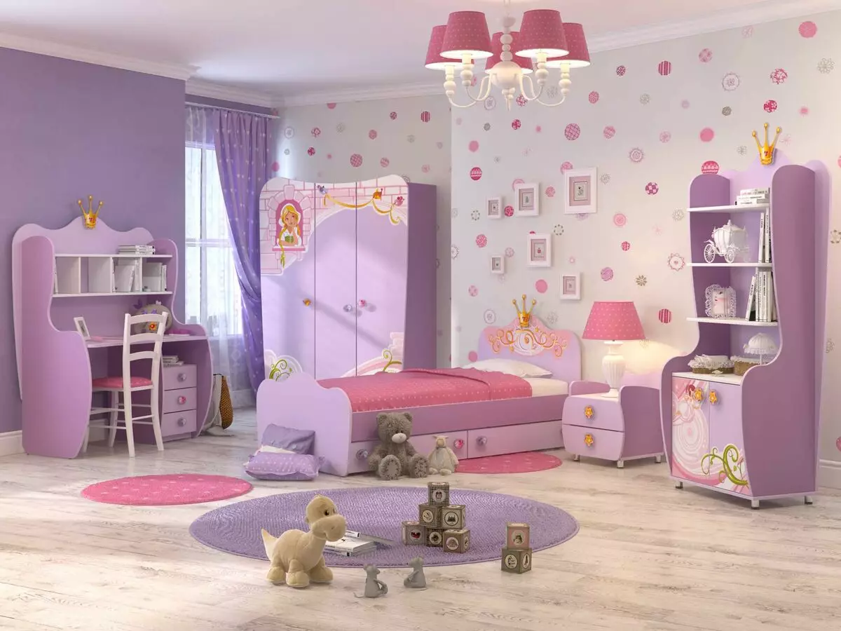 Çocuk odası güzel ve pratik iç