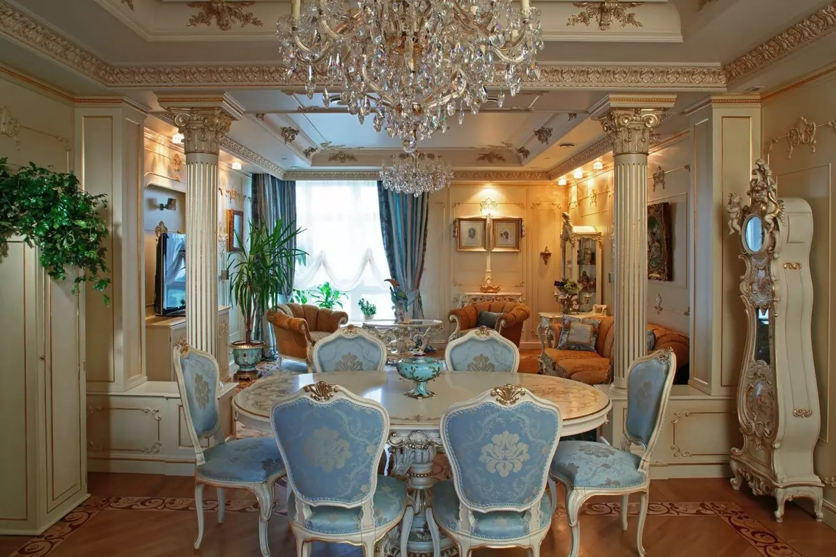 Các tính năng của Baroque Nga trong nội thất