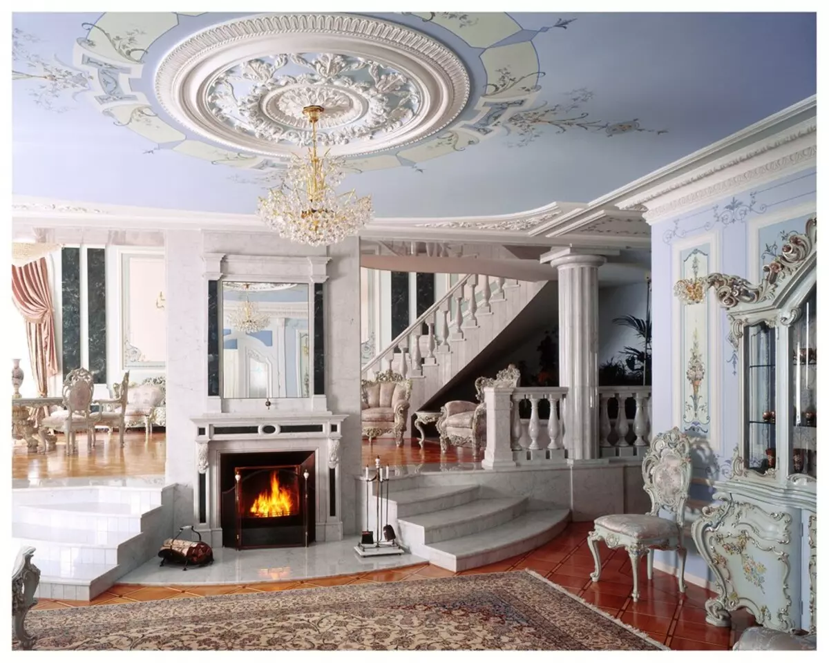 Fitur Baroque Rusia di interior
