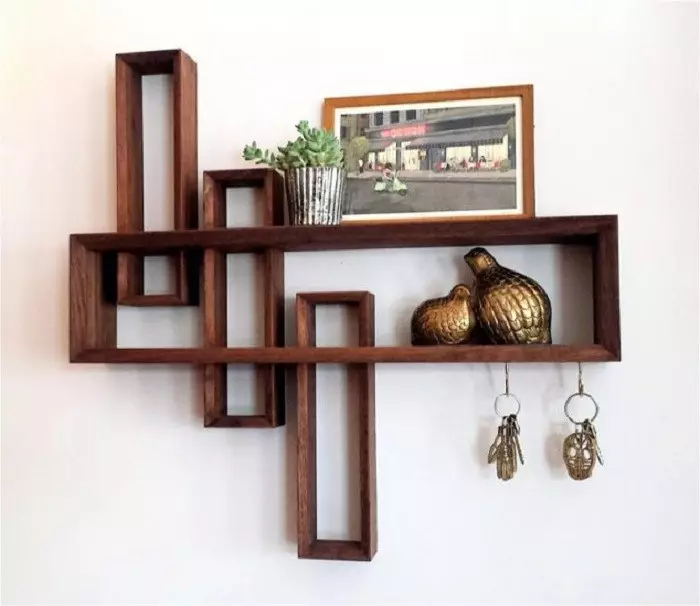 Dřevěné prvky v apartmánu Design