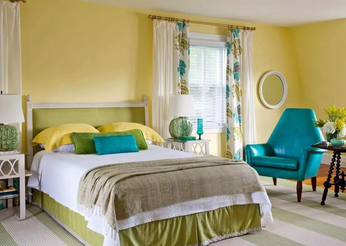 寝室の色の完璧な組み合わせ