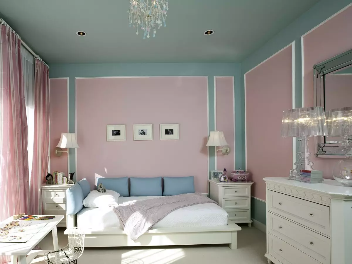 Yatak odası renklerinin 10 mükemmel kombinasyonu