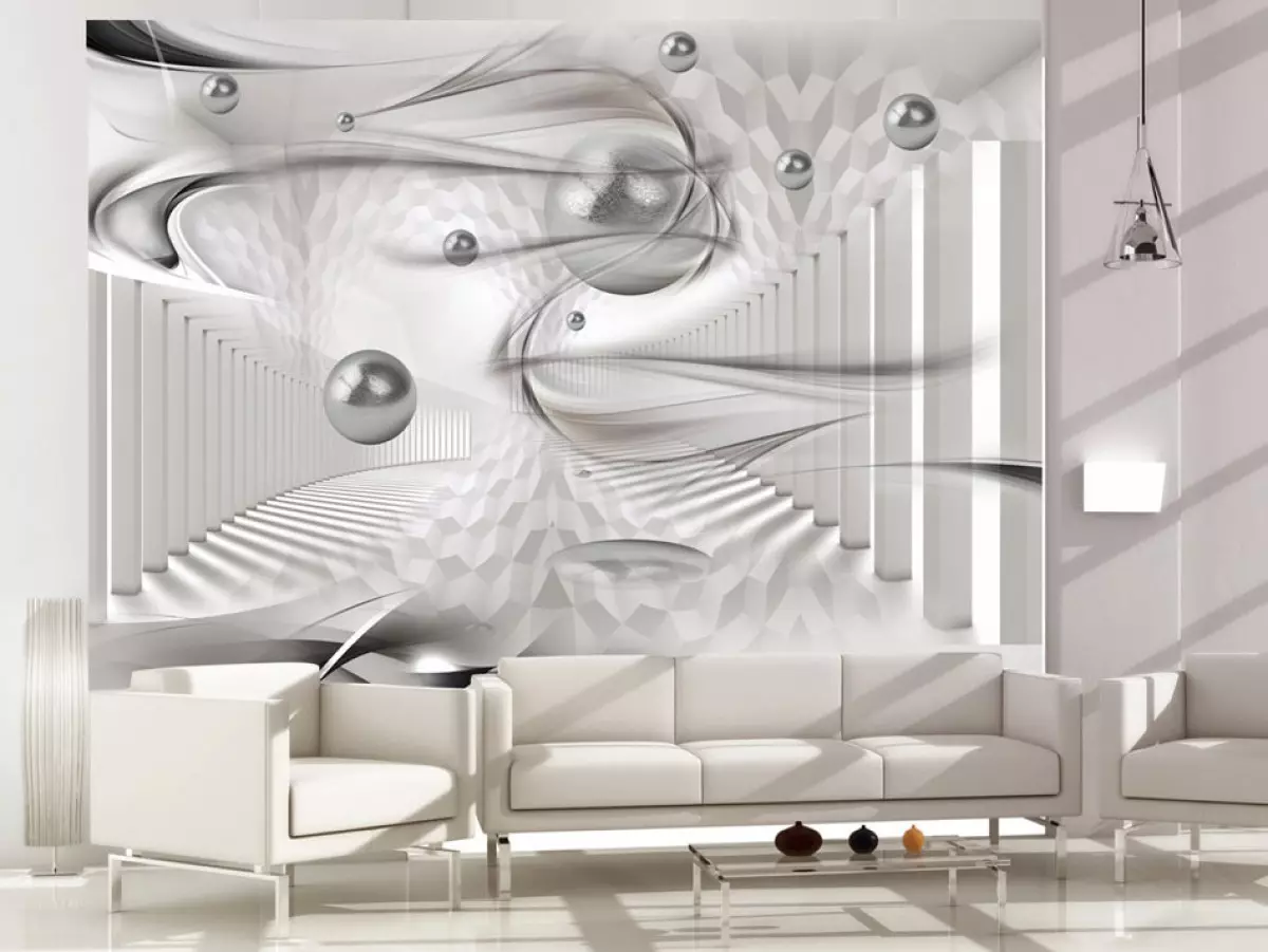 3D-tapetoj en moderna interno [+ foto]