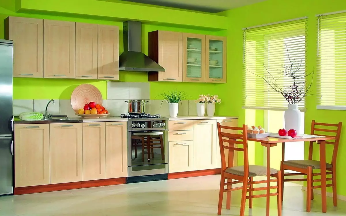 Поєднання кольорів в інтер'єрі кухні