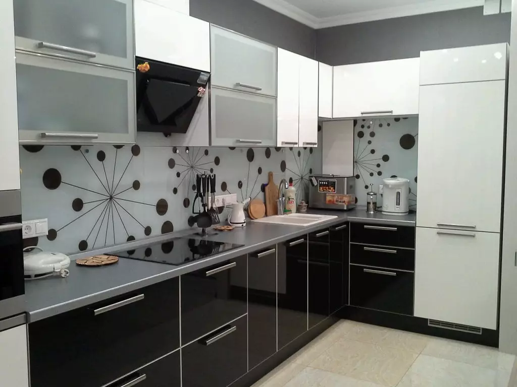 Køkken design i sort