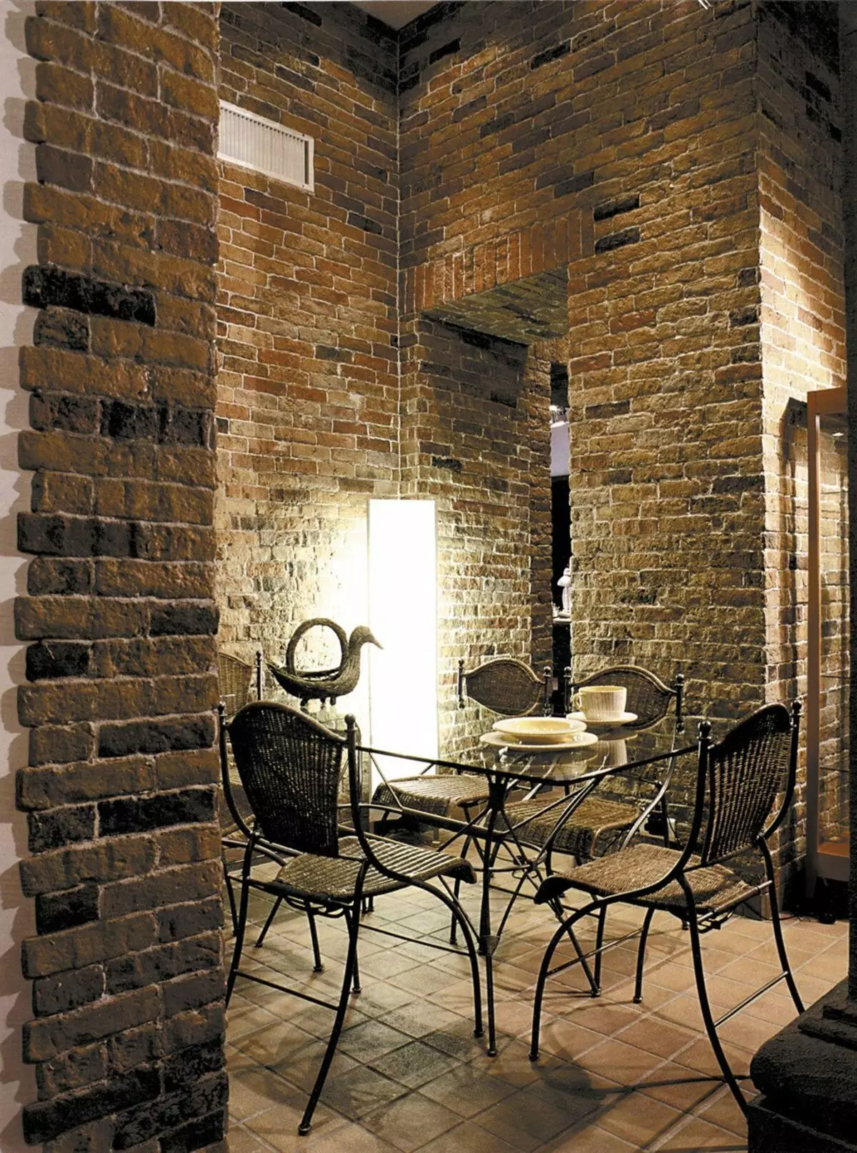 Brickwork როგორც შინაგან ელემენტს