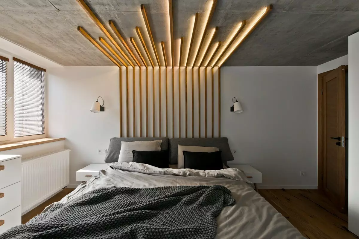 Hogyan lehet hatékonyan készíteni a falat az ágy felett