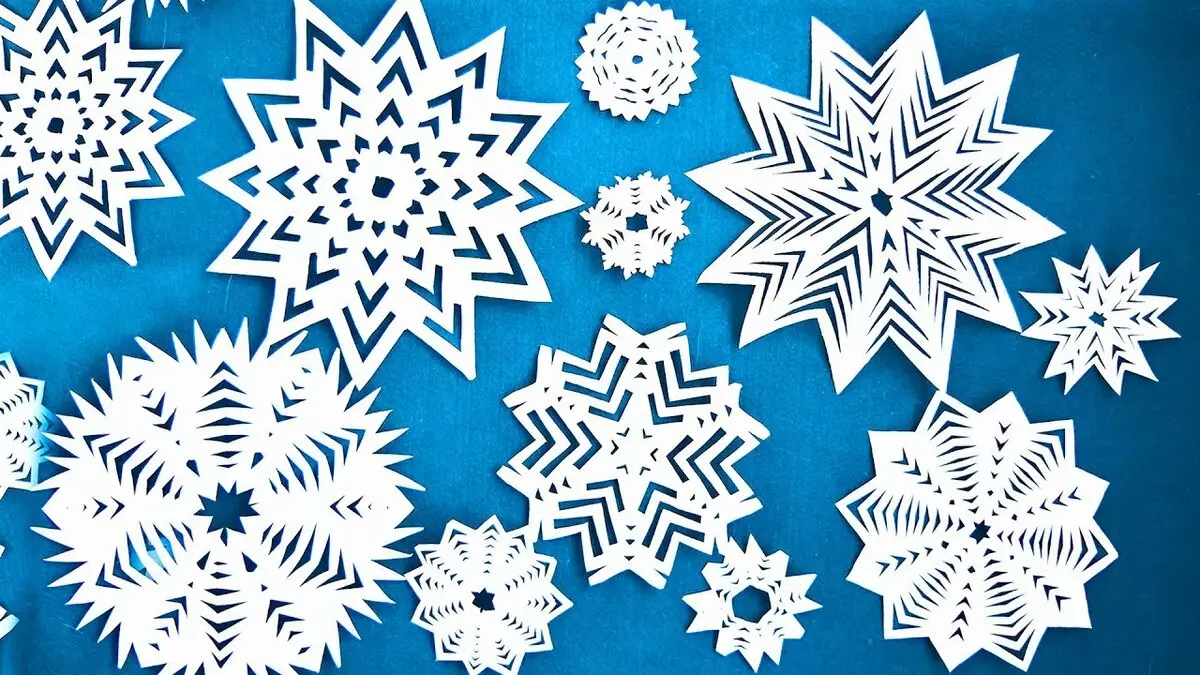 How to make paper snowflakes for home