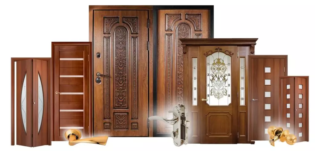 Dřevěné interiérové ​​dveře