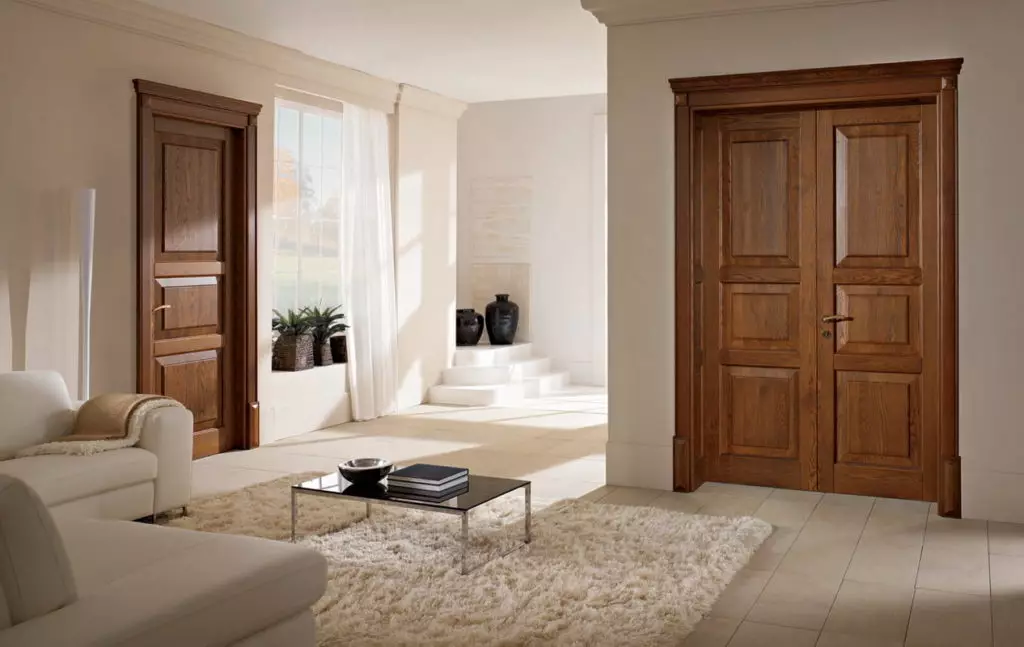 Bivalve interior doors: types, sizes, variety of models