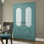 Bivalve Interior Doors : 유형, 크기, 다양한 모델