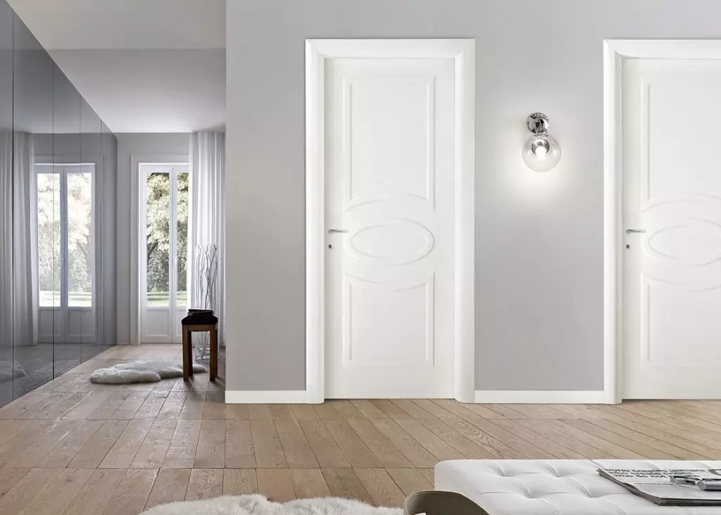 Features of white doors in the interior