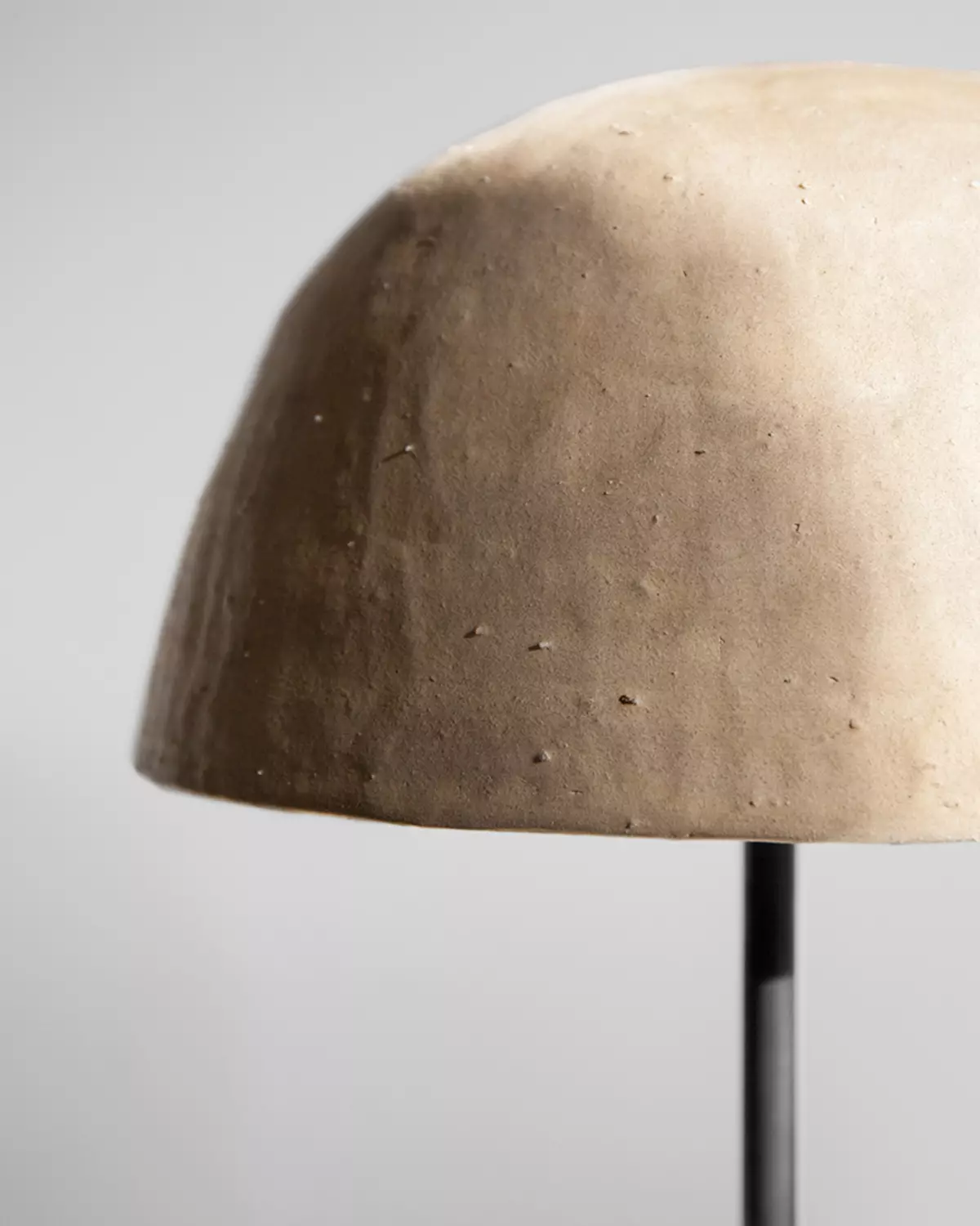 Designbureau til fælles med introducerede lamper med lerplade