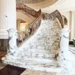 प्राकृतिक और कृत्रिम पत्थर (+52 फोटो) से सीढ़ियों के फायदे और विशेषताएं