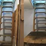 Kumaha carana ngadamel tangga di ruang bawah tanah: tahap utama pabrik dina tilu conto