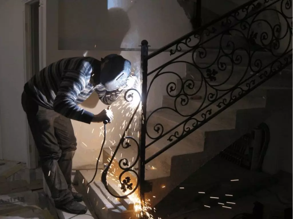 Welding stair fenzi