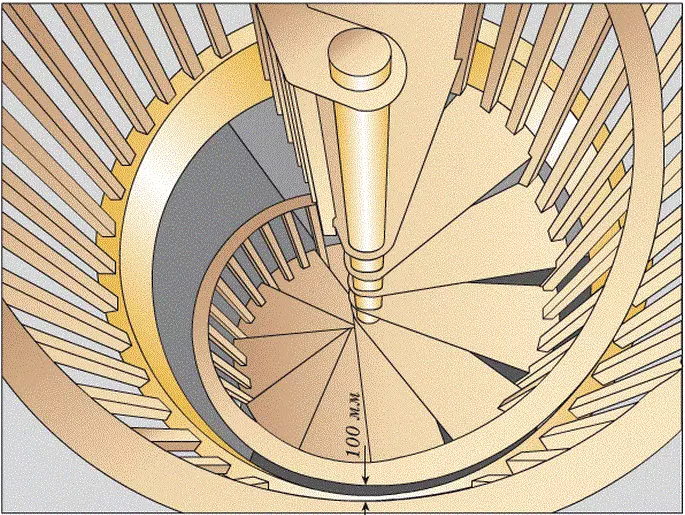 Pagkalkula sa Screw Staircase ug Pag-abli sa ilawom niini