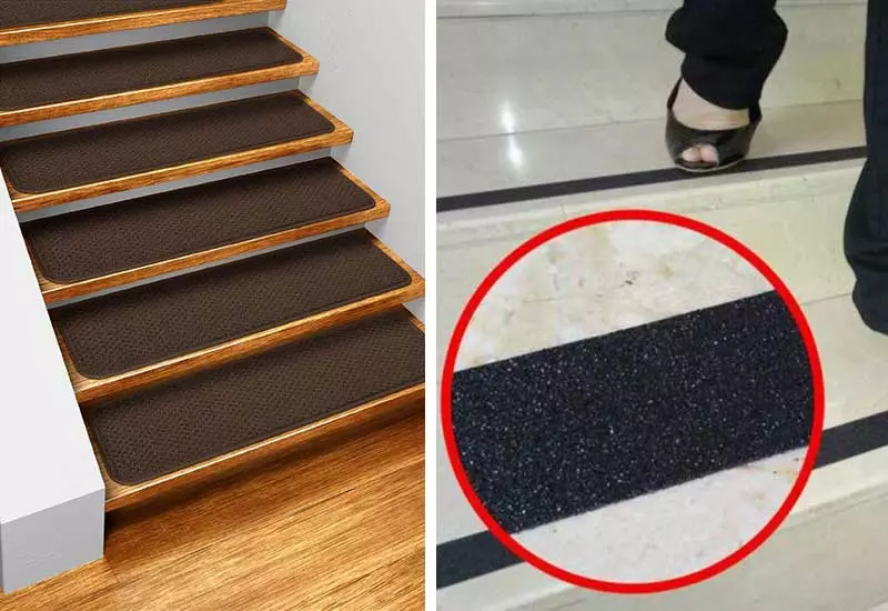 Anti-Slip mbivendosur në shkallët