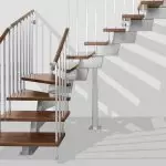 Tipes en kenmerke van modulêre trappe [stelsel bou opsies met hul eie hande]