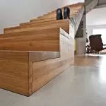 Hoe de trap in het huis te scheiden: selectie van facingmateriaal | +65 foto